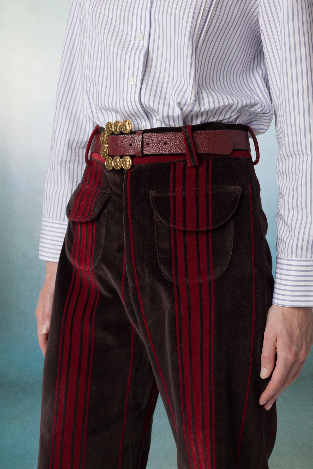 Gina Cotton Shirt Striped 01