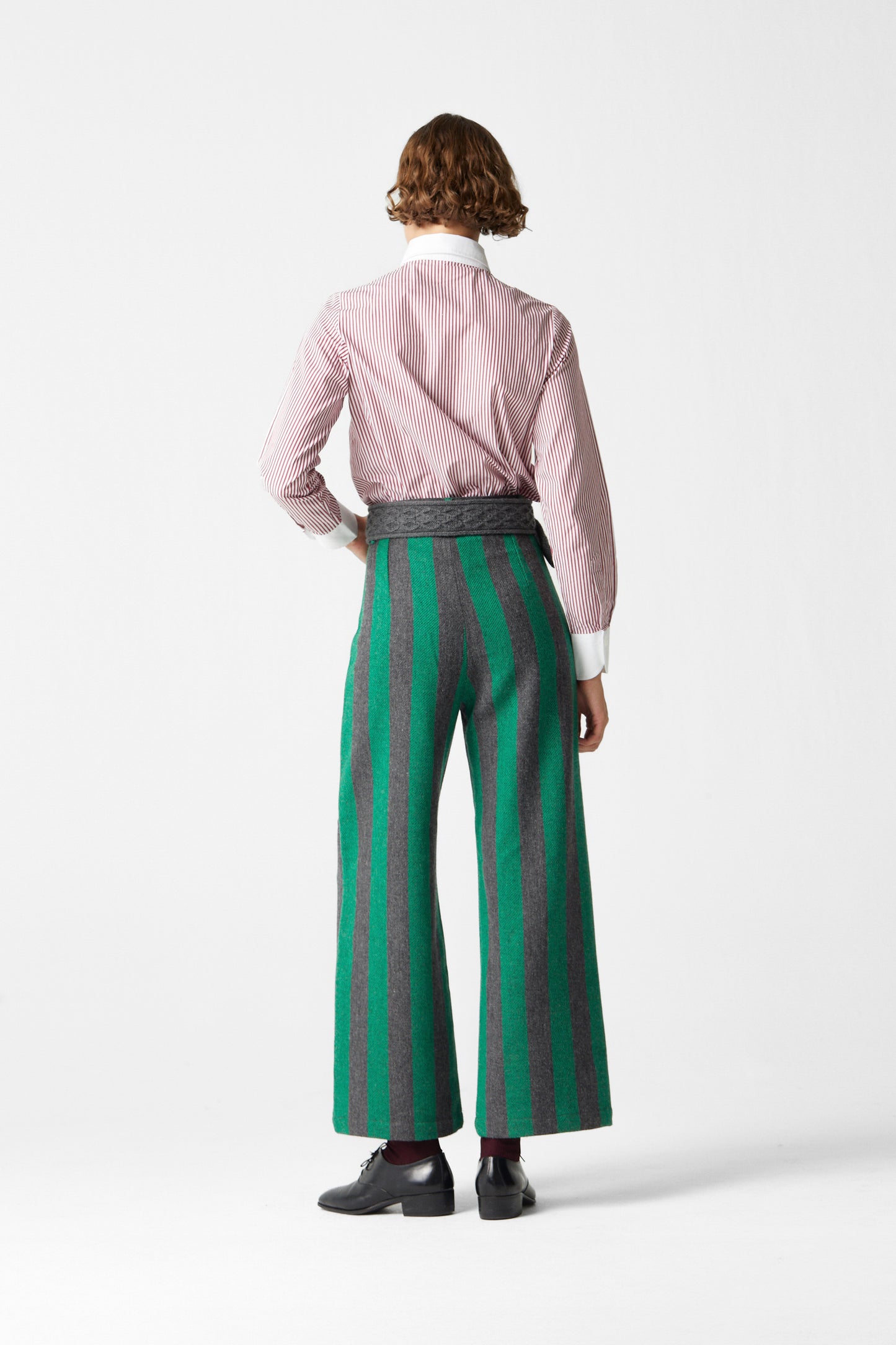Jason Striped Wool Pants 03
