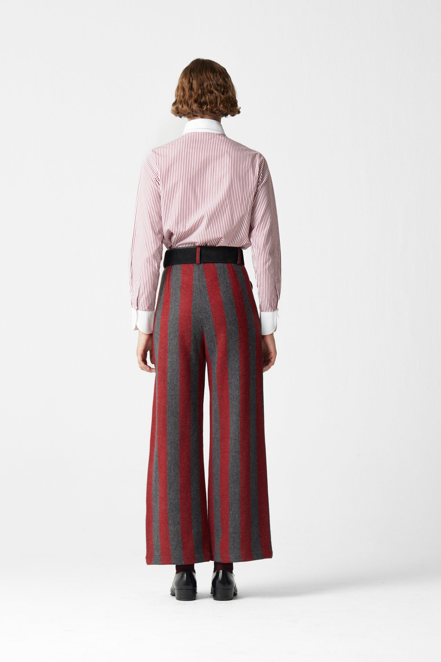 Jason Striped Wool Pants 04