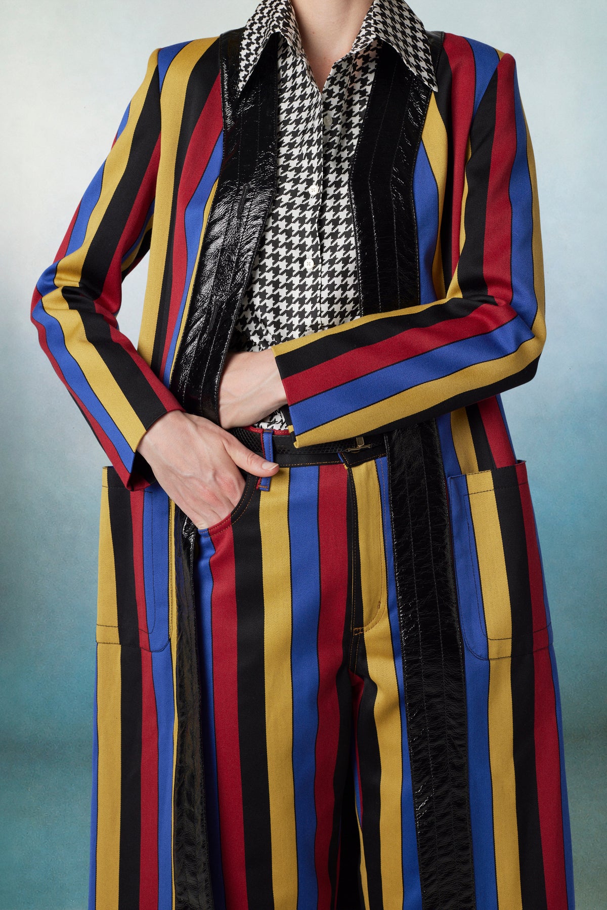 Lucky Coat Striped