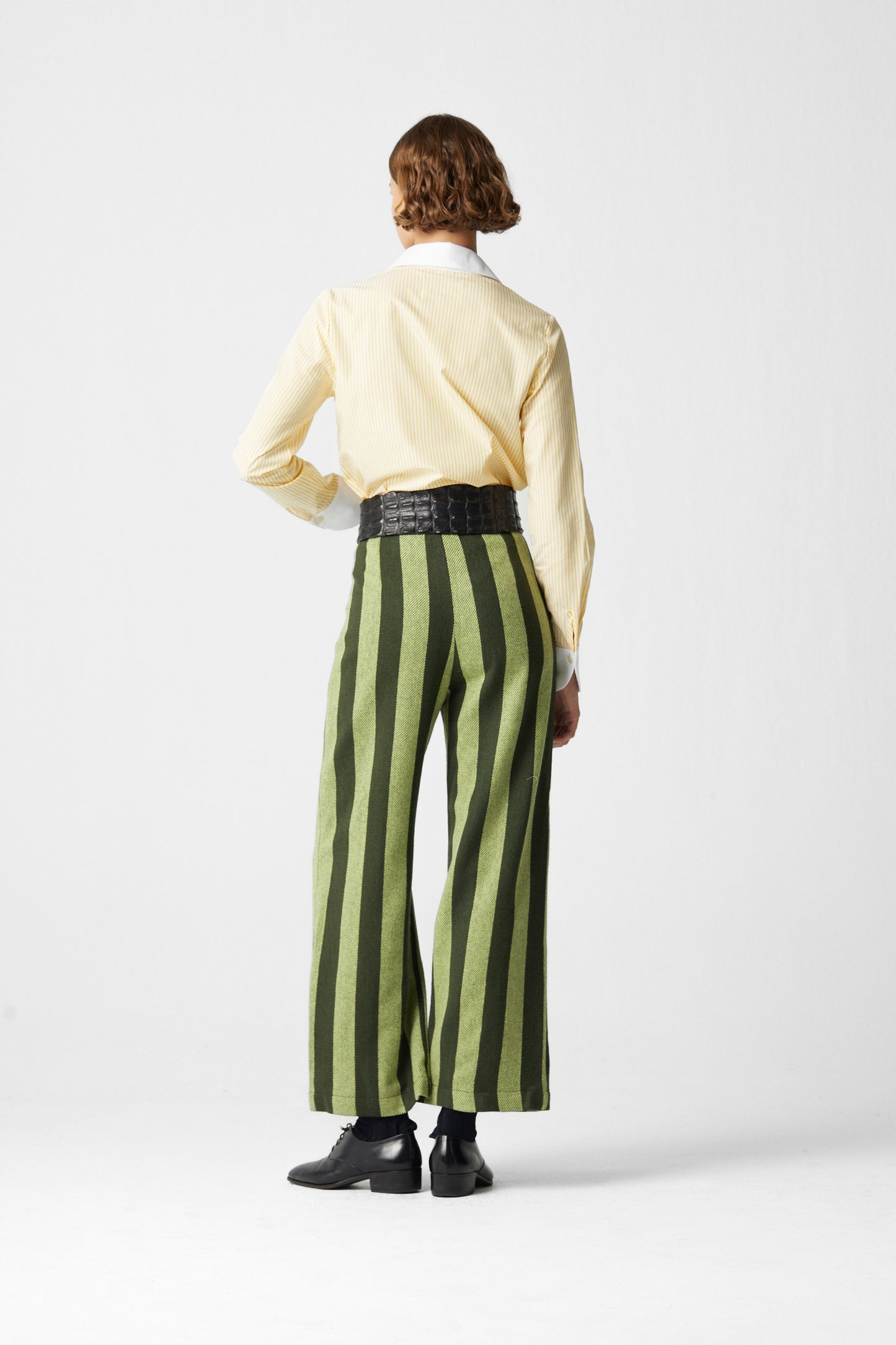 Jason Striped Wool Pants 08