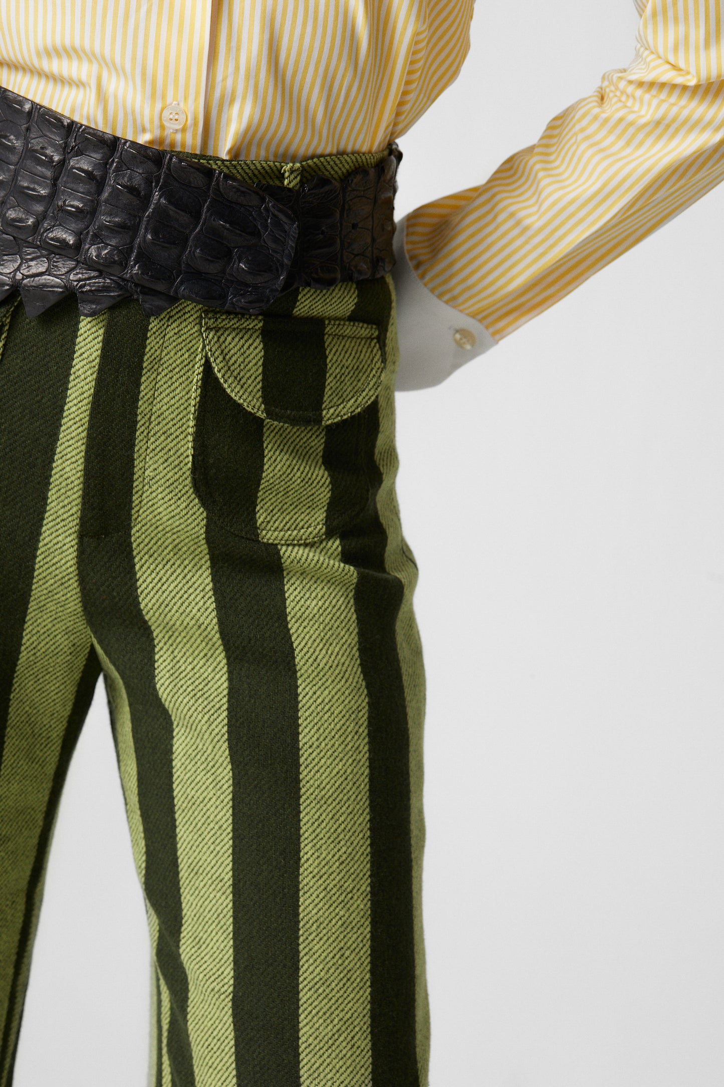 Jason Striped Wool Pants 08