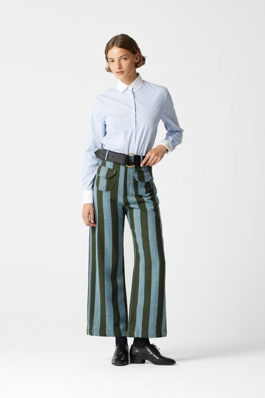 Jason Striped Wool Pants 06