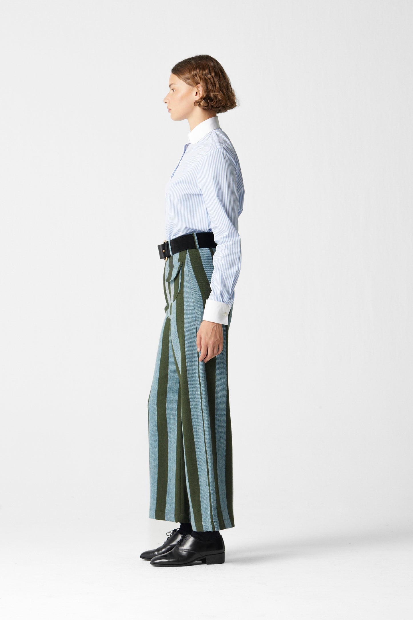 Jason Striped Wool Pants 06