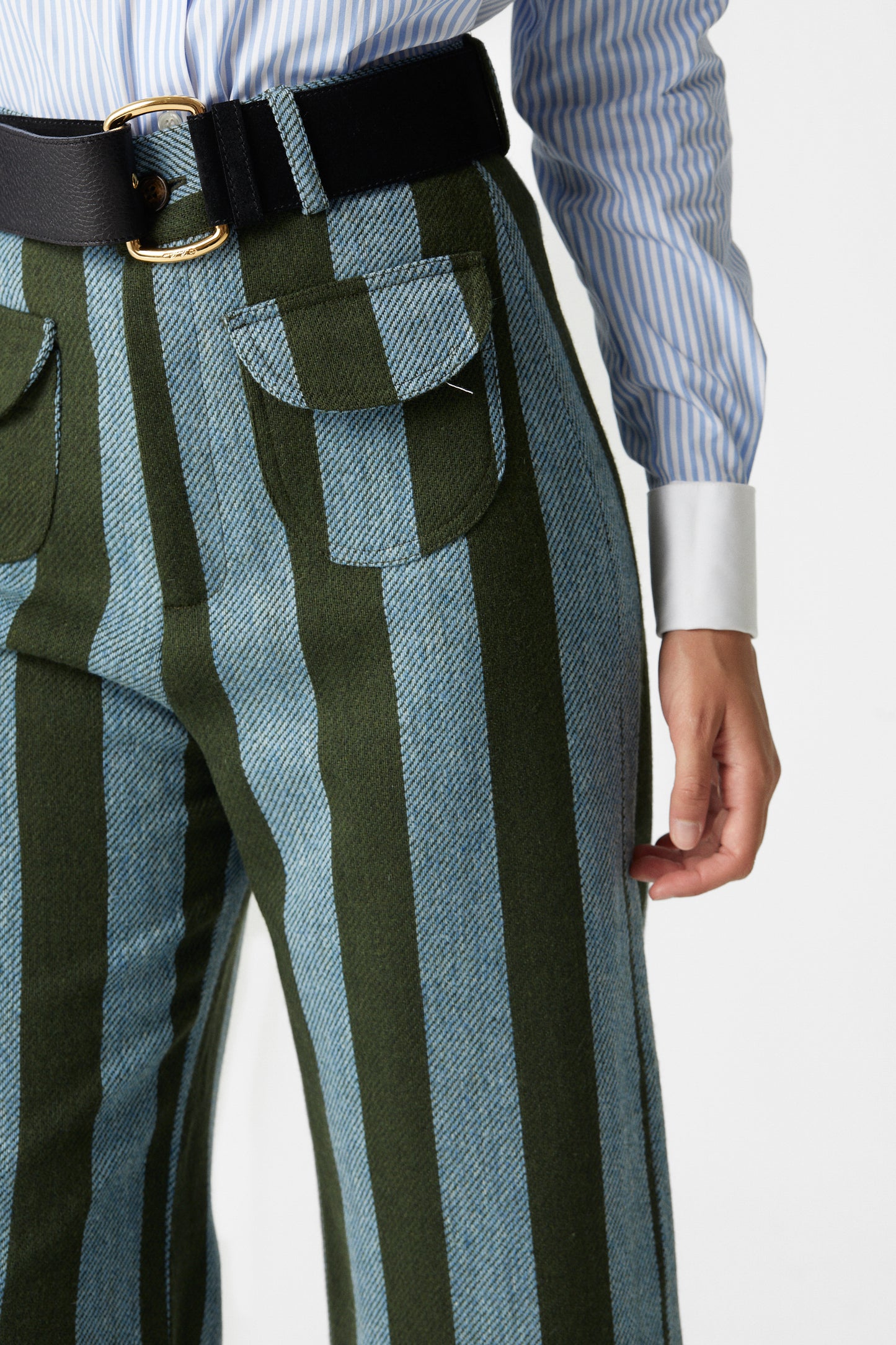 Jason Striped Wool Pants 06