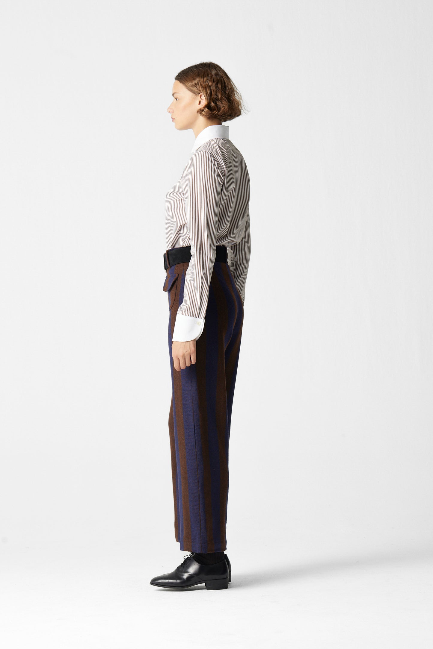 Jason Striped Wool Pants 05