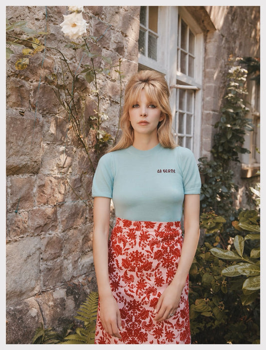 Twin Set Top Turquoise