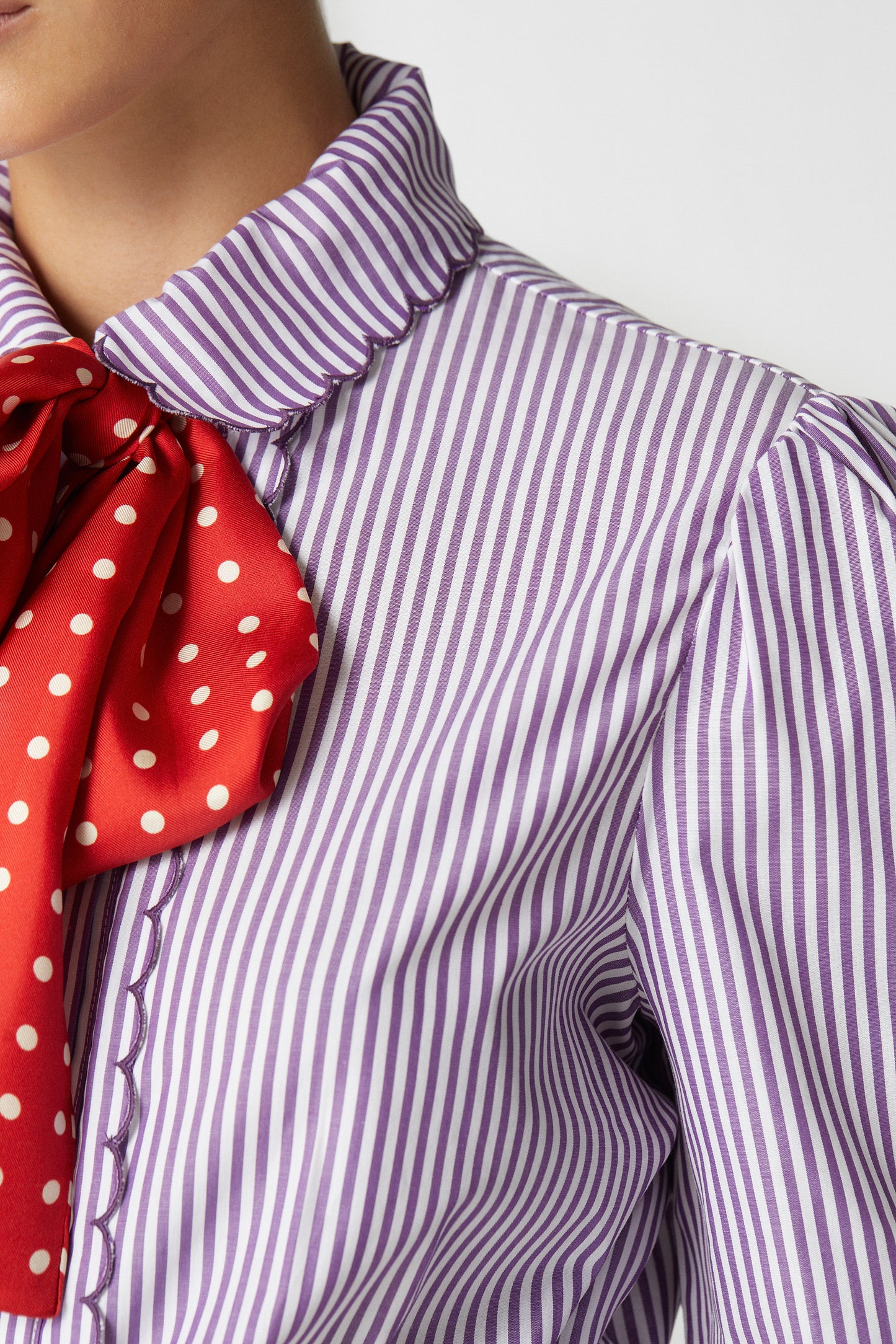 Blackboard Shirt Striped Purple