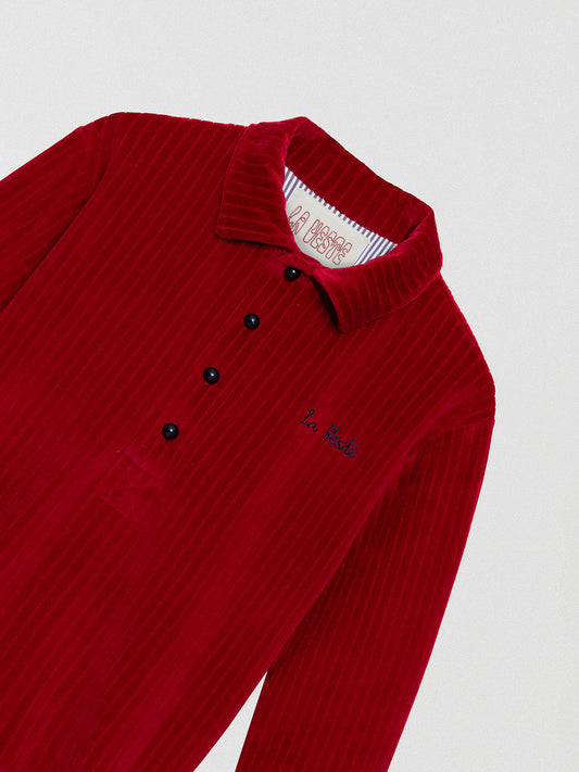 Barry Dark Red Polo
