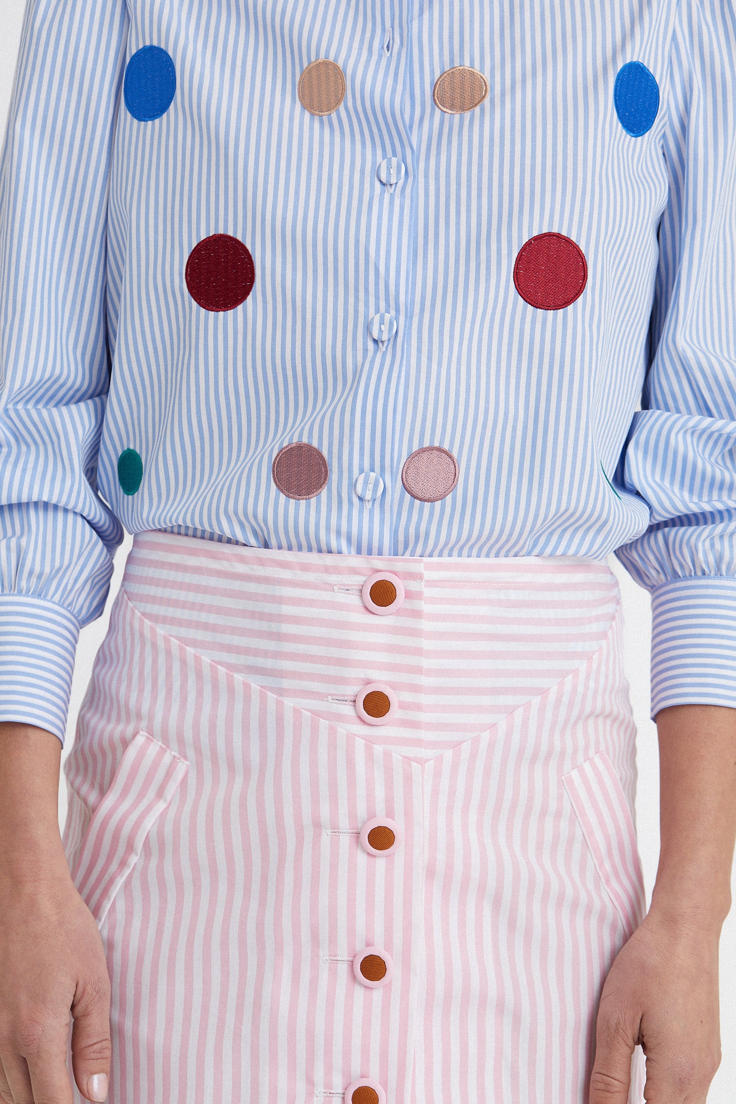 Mikado Mini Skirt Pink