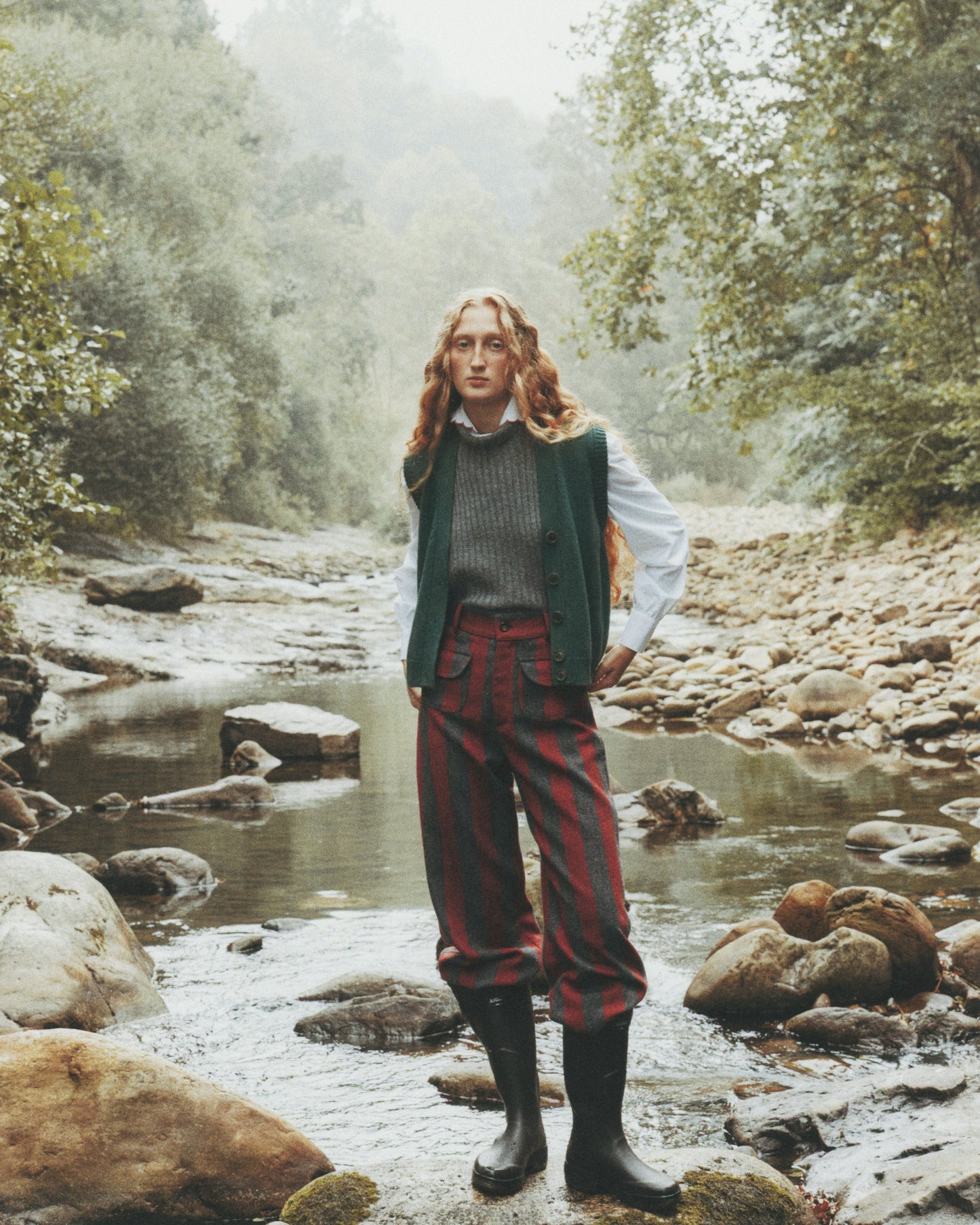 Jason Striped Wool Pants 04
