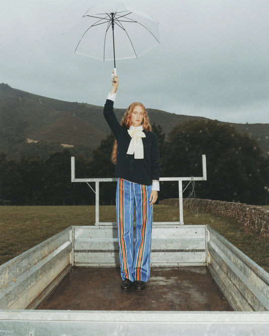 Pippi Pants Velvet Blue