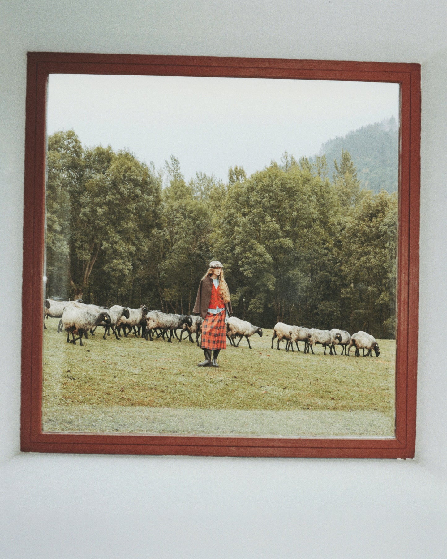 Fiona Skirt Red