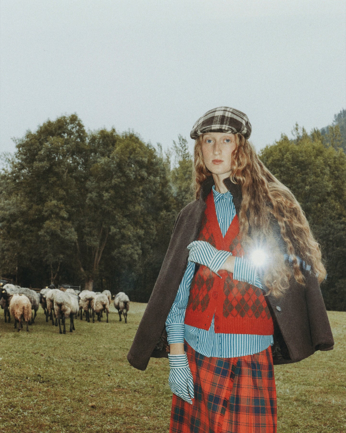 D´Artagnan Wool Cape Brown