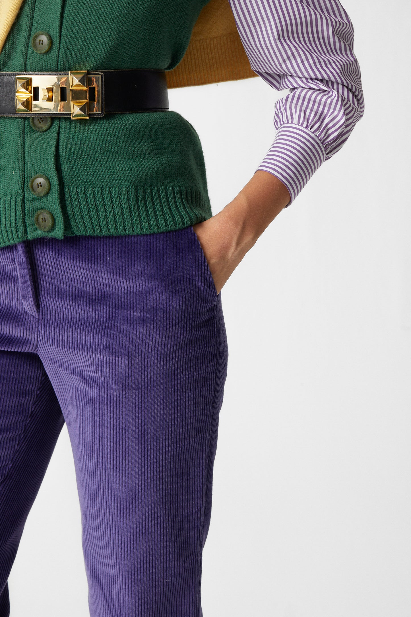 Prado Corduroy Pants Purple