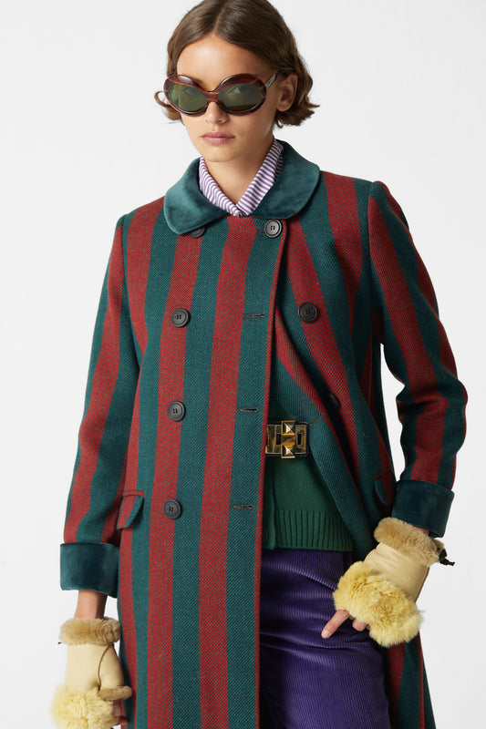 Miranda Coat Striped