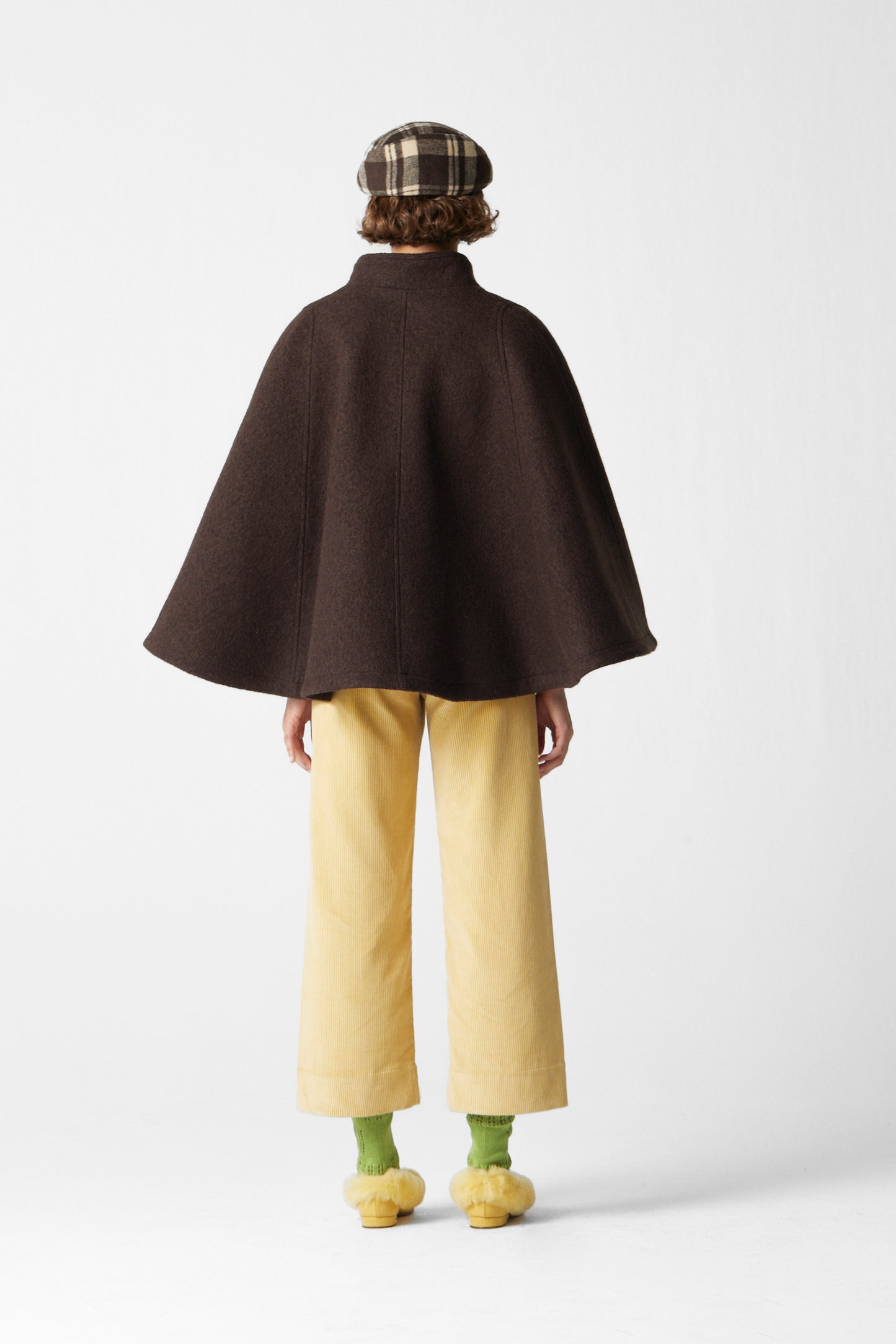 D´Artagnan Wool Cape Brown