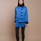 Veruca Padded Blue Coat