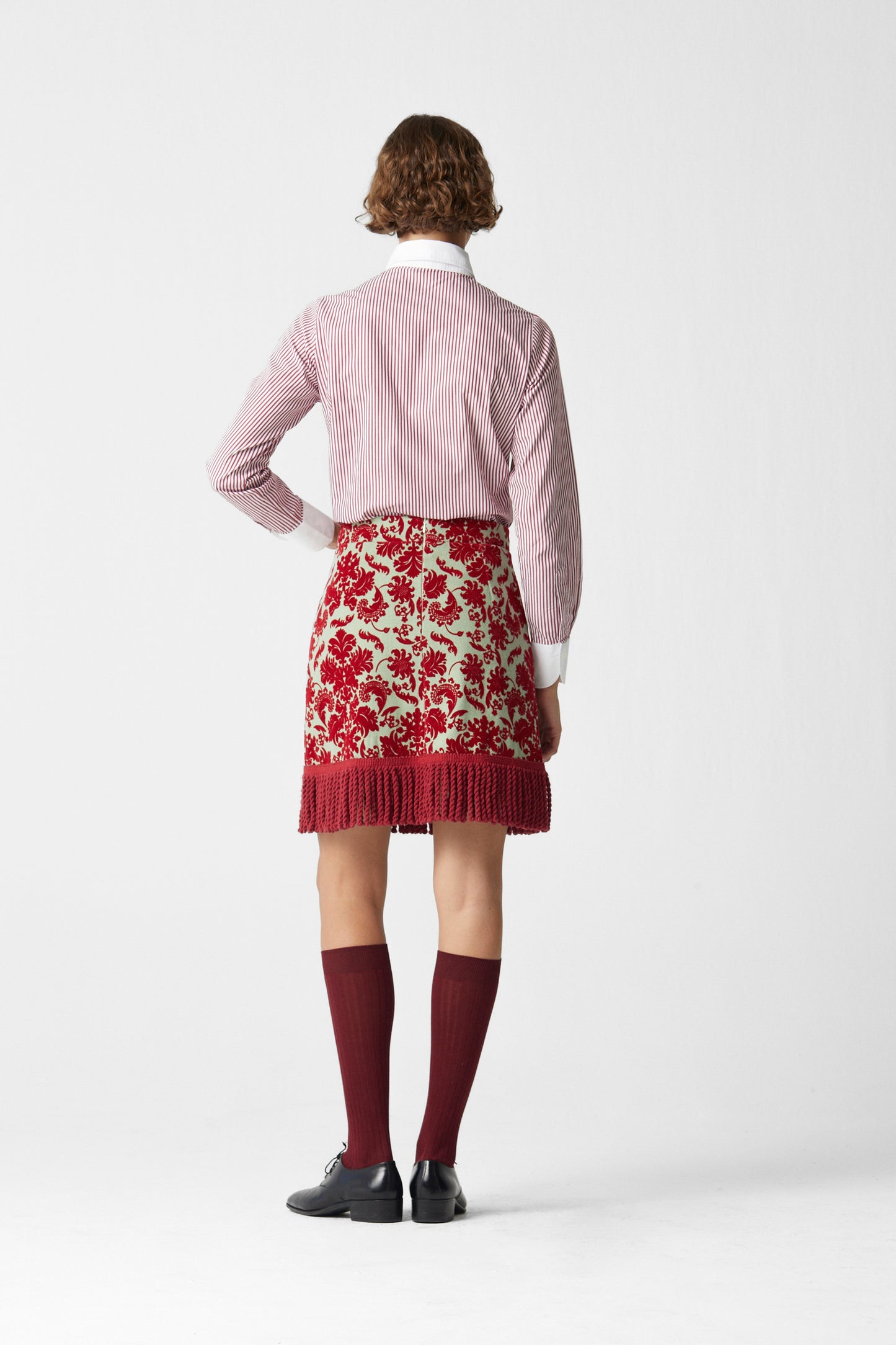 Shelby Shirt Striped Red