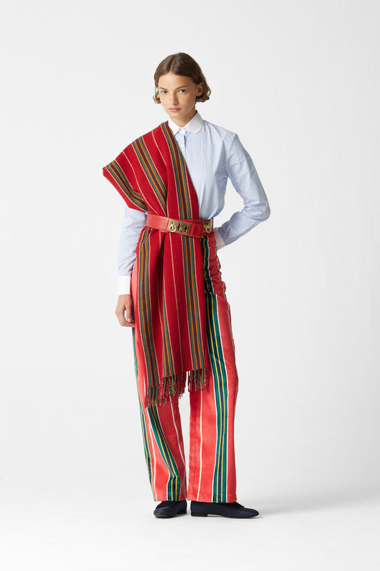 Pippi Pants Velvet Red