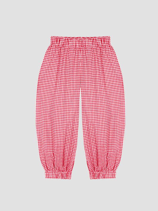 Bombacho Pants Vichy Red