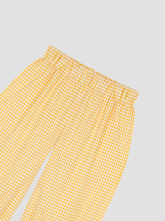Bombacho Pants Vichy Yellow