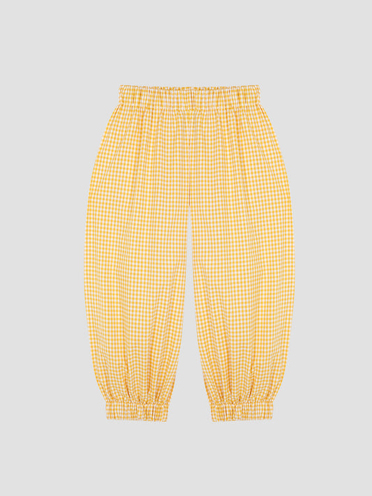 Bombacho Pants Vichy Yellow