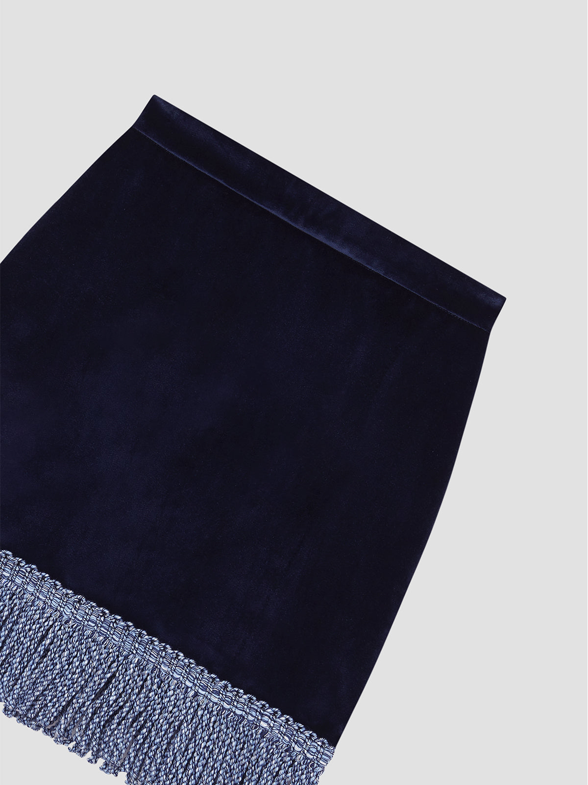 Cher Mini Skirt Velvet Navy