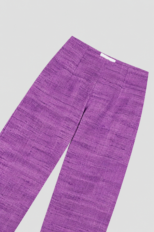 Boogie Silk Pants Purple