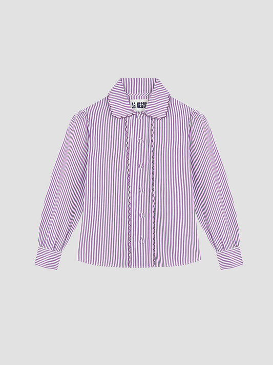 Blackboard Shirt Striped Purple