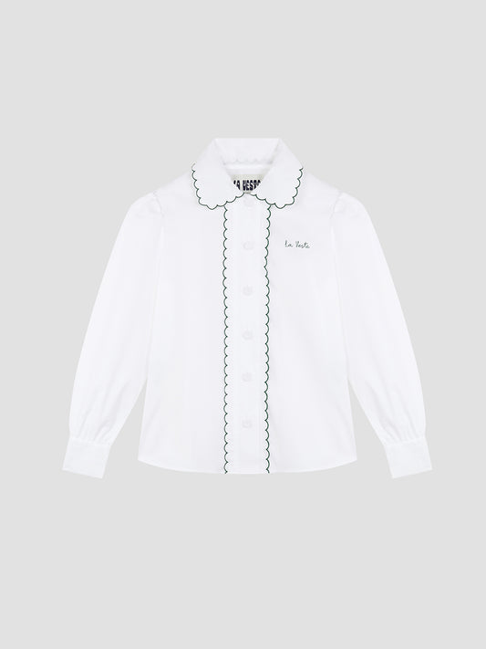 Blackboard Shirt White and Green