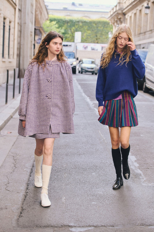 Allegra Coat Purple