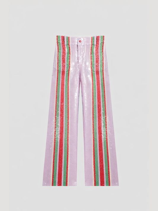 Pippi Sequin Pants Lila