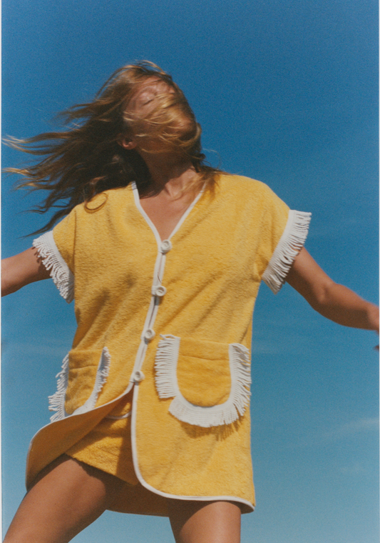 Pitaya Towel Dress Yellow