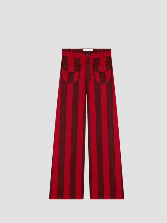 Jason Striped Wool Pants 07