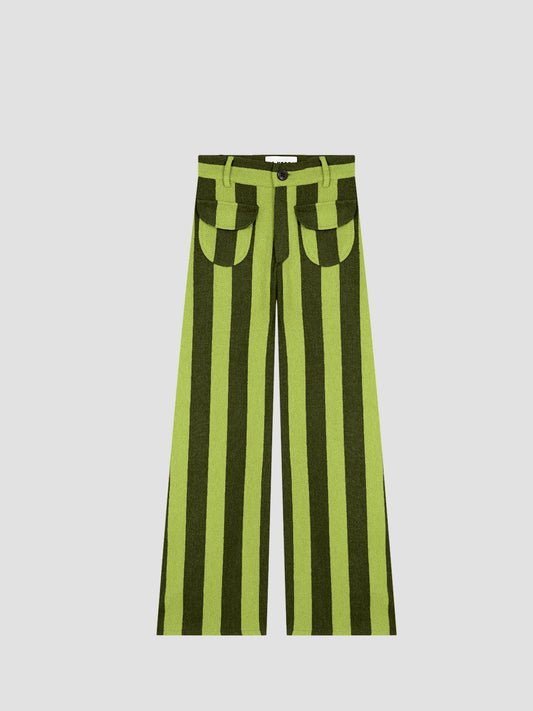Jason Striped Wool Pants 08