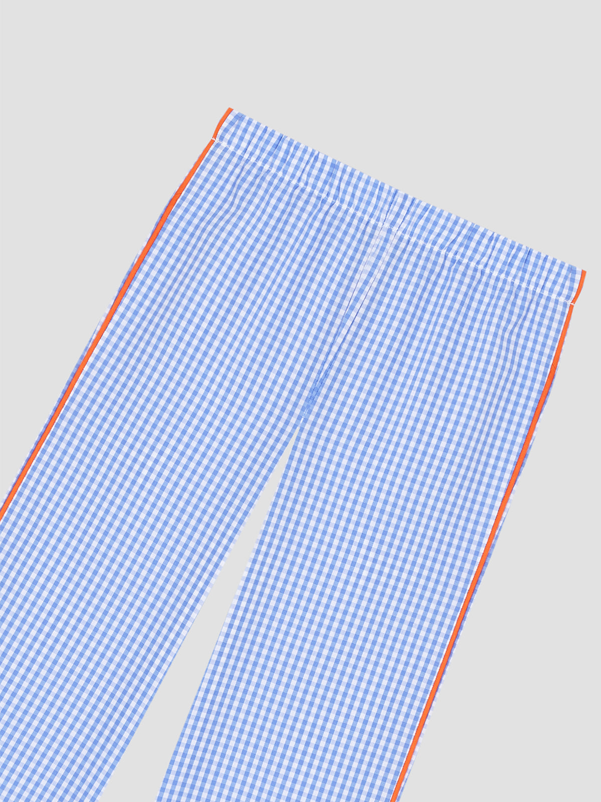 Mini Alpino Pijama Check Celeste