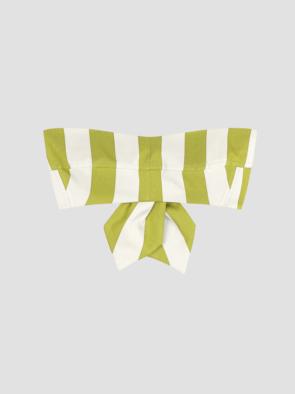 Bandeau Striped Lime