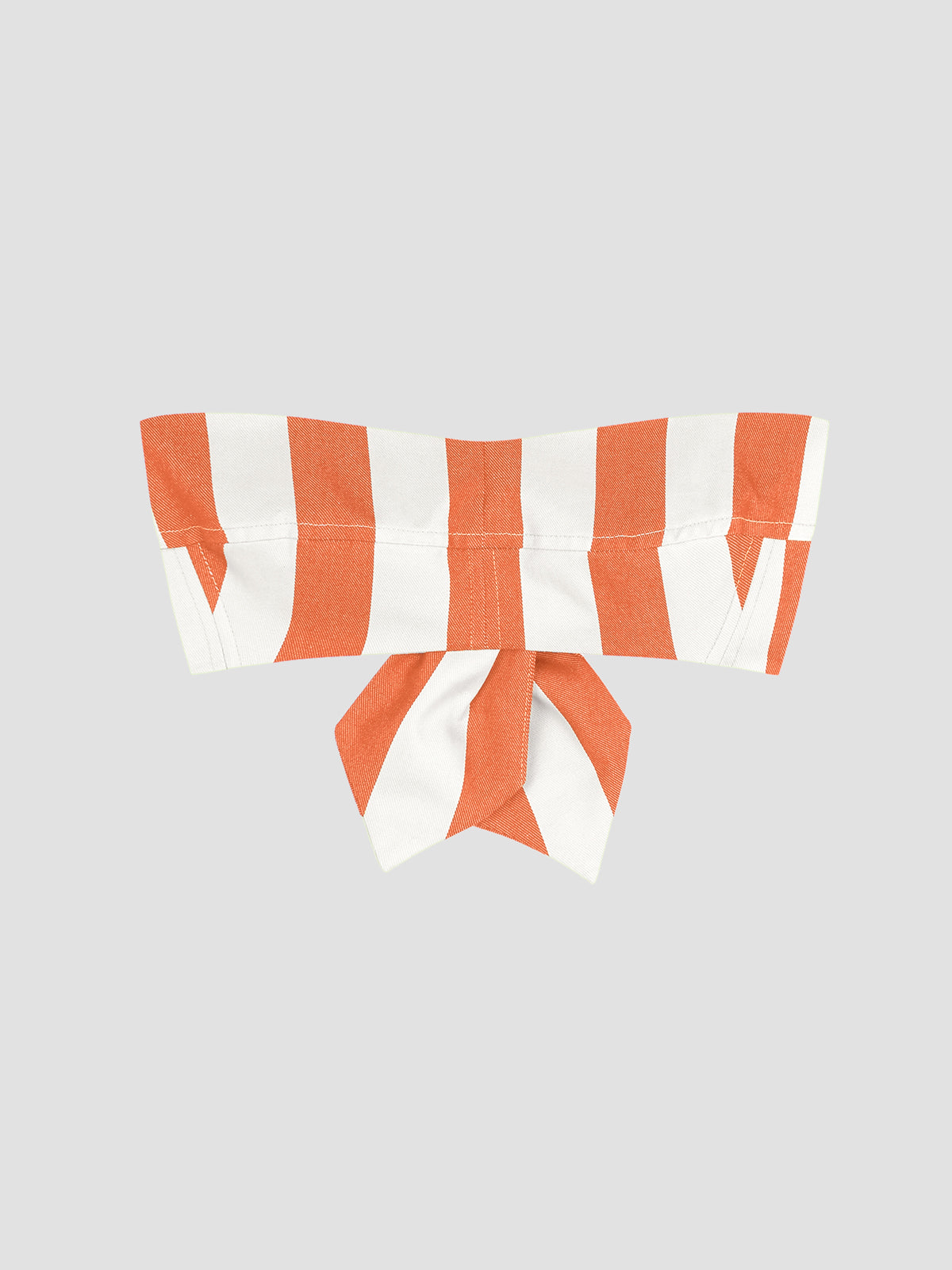 Bandeau Striped Orange