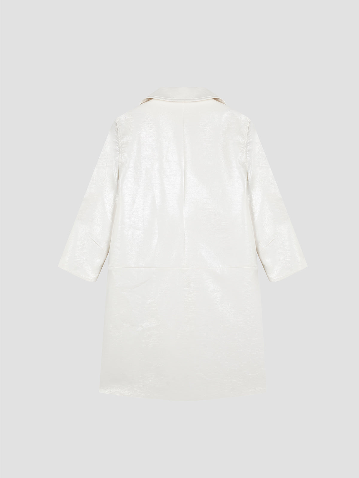 Señorita Out Of School Trench Coat Off White