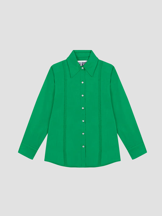 Gina Cotton Shirt Green