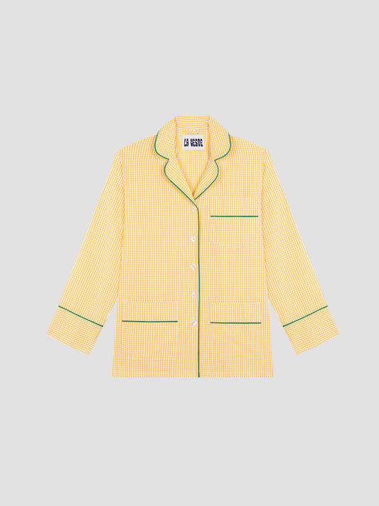 Alpino Pijama Check Yellow