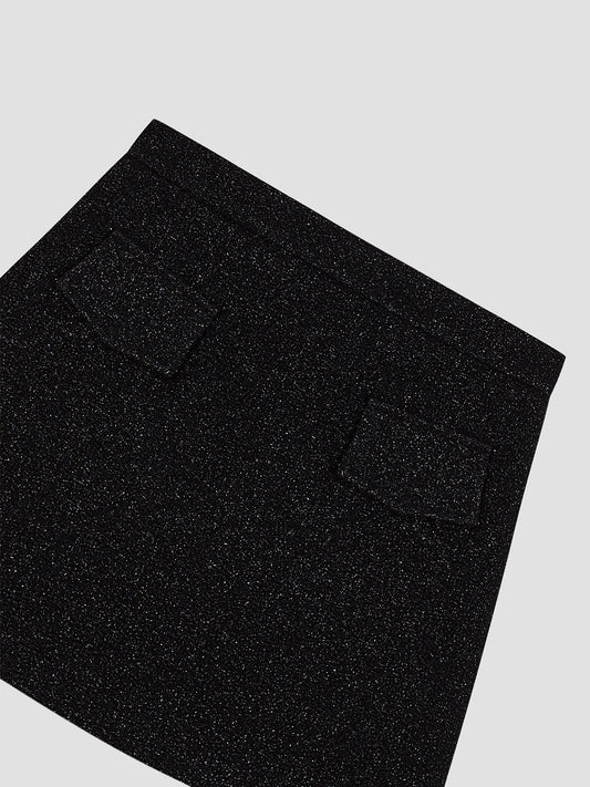 Magnolia Skirt Shinny Black