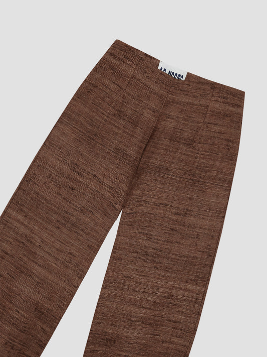Boogie Silk Pants Brown