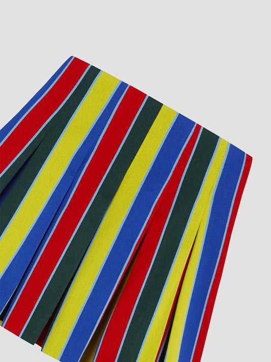 Parchis Pleated Mini Skirt