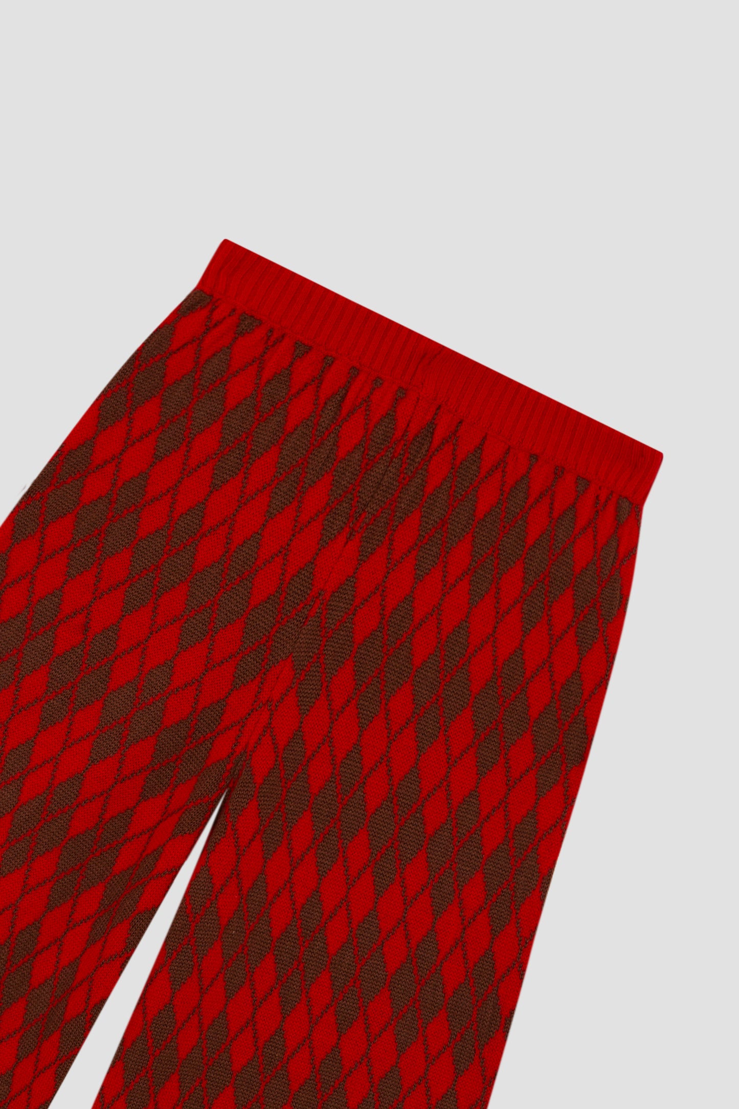 Arlequín Knit Pants Red