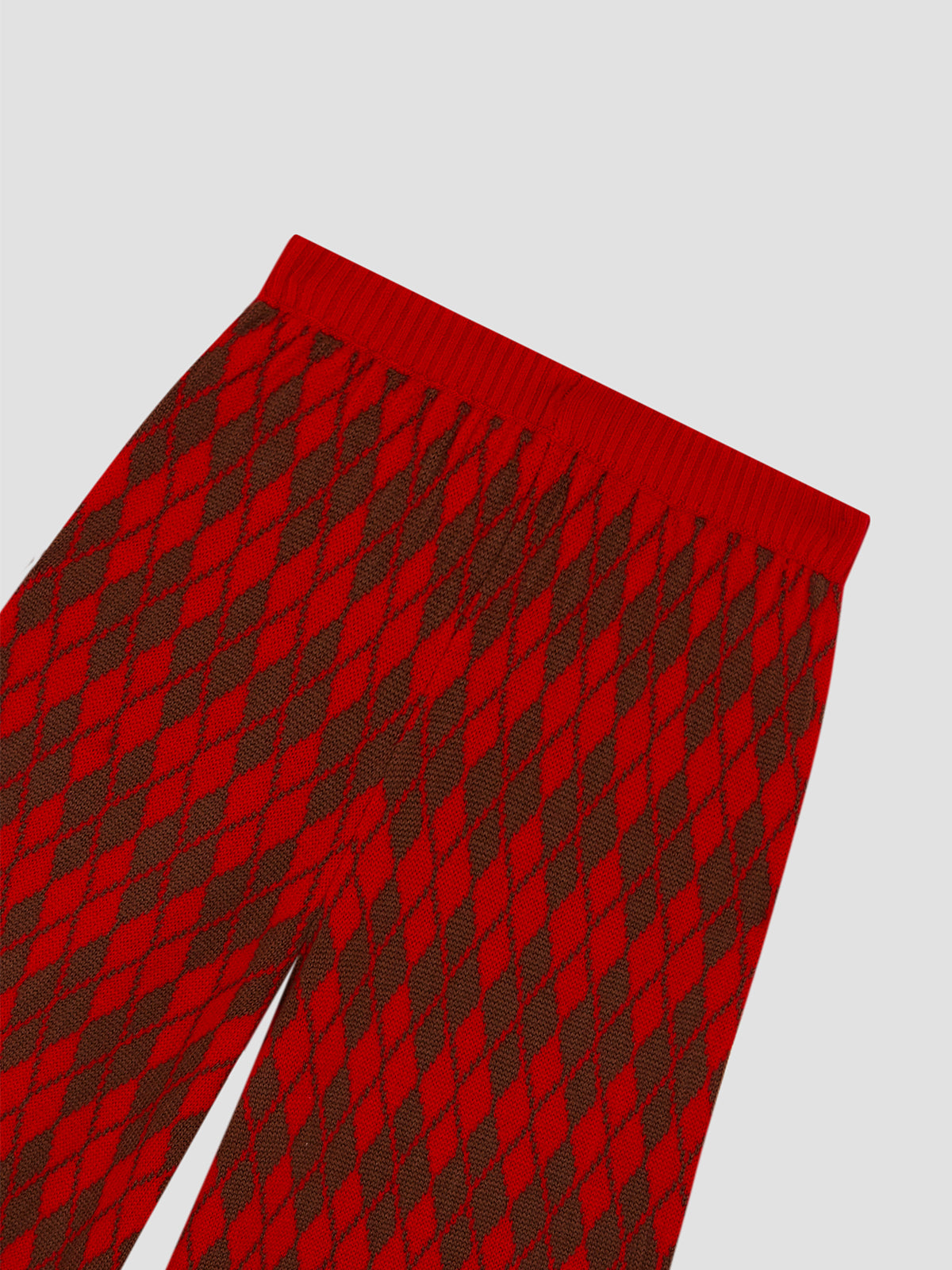Arlequín Knit Pants Red