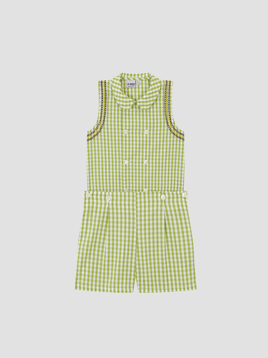 Two Piece Vichy Set Green