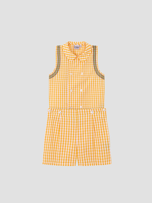 Two Piece Vichy Set Yellow