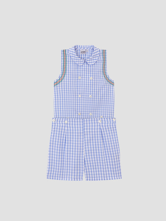 Two Piece Vichy Set Blue